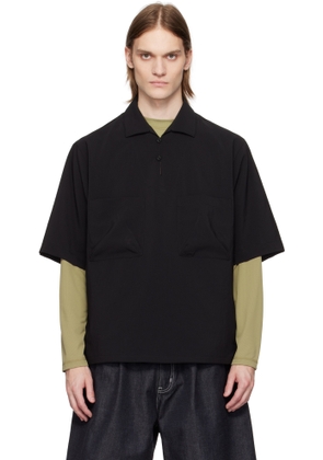 Snow Peak Black Pe Light Poplin Shirt