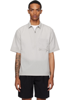 Snow Peak Gray Breathable Quick Dry Polo