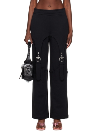 Blumarine Black Cinch Lounge Pants