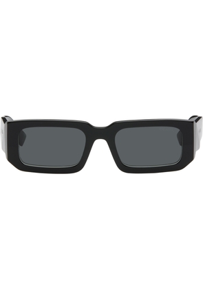 Prada Eyewear Black Square Acetate Chunky Sunglasses