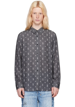Ksubi Gray Dollagram Downtown Shirt