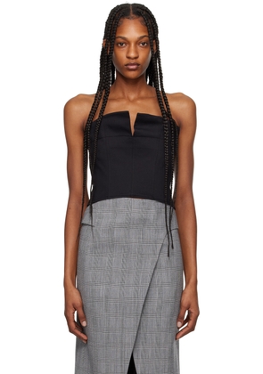 RECTO Black Cropped Camisole