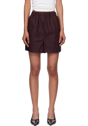 The Frankie Shop Purple Lui Organic Cotton Boxer Shorts