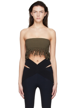 Dion Lee Green Cotton Bandeau