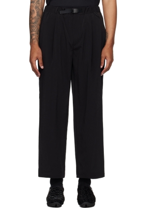 Snow Peak Black Breathable Quick Dry Trousers