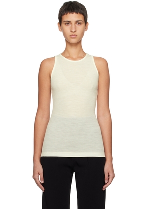 BITE Off-White Crewneck Tank Top