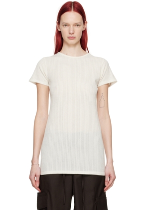 Youth Off-White Long-Line T-Shirt