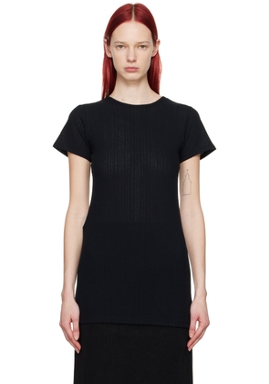 Youth Black Long-Line T-Shirt