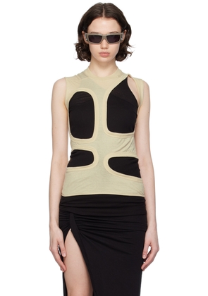 Rick Owens DRKSHDW Off-White Membrane I Tank Top