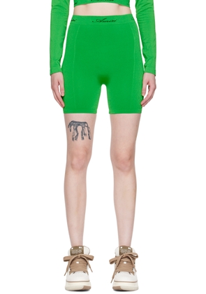 AMIRI Green Jacquard Shorts