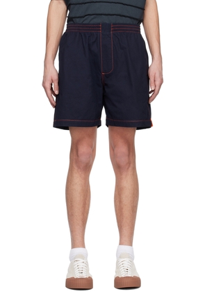 SUNNEI Navy Elastic Shorts