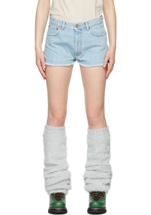 ERL Blue Denim Shorts