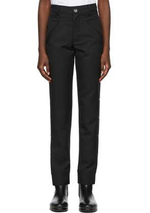 SPENCER BADU Black Polyester Trousers