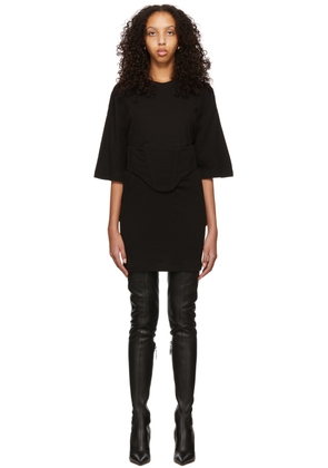 Dion Lee Black Undercorset Mini Dress