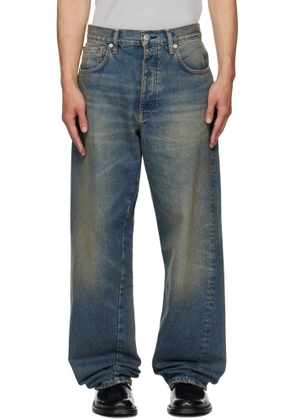 Sunflower Blue Wide Twist Jeans