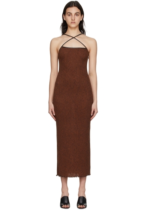 16Arlington Brown Arya Long Dress