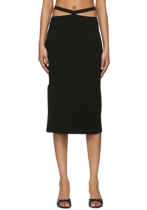 Anna October Black Alizee Midi Skirt