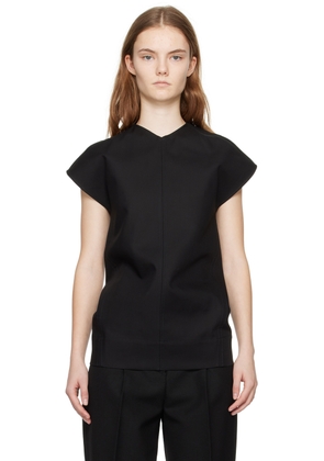 TOTEME Black Twisted Seam T-Shirt