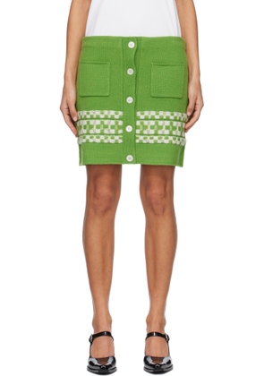 B.B. Wallace Green Miller Miniskirt