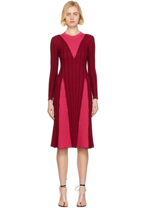 Partow Red Remy Mid-Length Dress