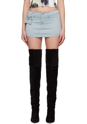 Miaou Blue Hannah Jewett Edition Mac Miniskirt