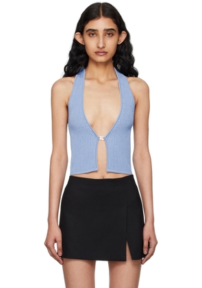 MISBHV SSENSE Exclusive Blue Fully Fashioned Tank Top