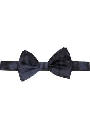 Dries Van Noten Black Silk Bow Tie