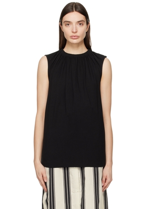 TOTEME Black Crewneck Tank Top