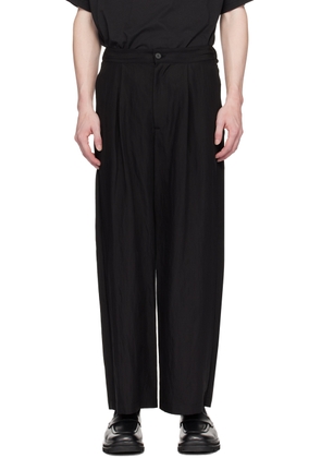 VEIN Black Easy Trousers