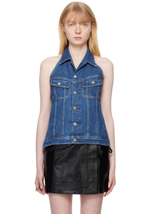 OUR LEGACY Indigo Strap Denim Vest