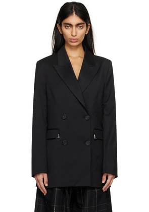 Han Kjobenhavn Black Double-Breasted Blazer