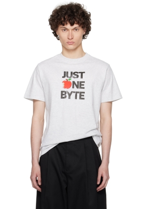 Coperni Gray Disney 'Just One Byte' Boxy T-shirt