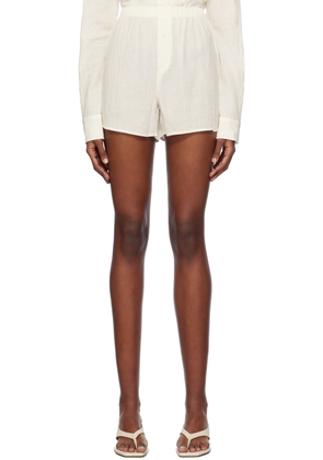 ÉTERNE Off-White Dylan Shorts