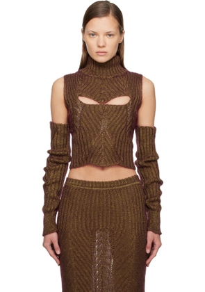 Vivienne Westwood Brown Mary Corset Top