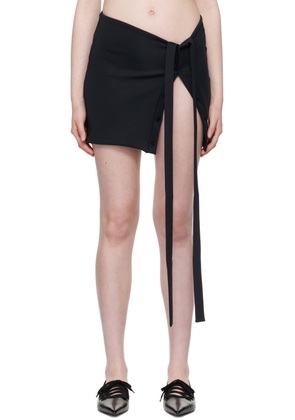 Jade Cropper Navy Button Miniskirt