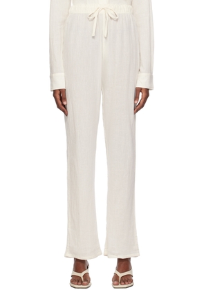 ÉTERNE Off-White Willow Lounge Pants