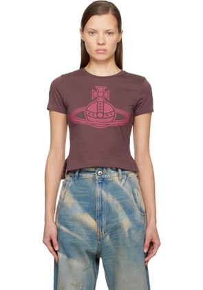 Vivienne Westwood Burgundy Paris Orb Mini Peru T-shirt