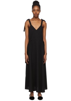 DEVEAUX NEW YORK Black & Navy Paneled Rosa Dress