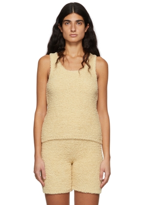 Missing You Already Beige Towel Yarn Tank Top