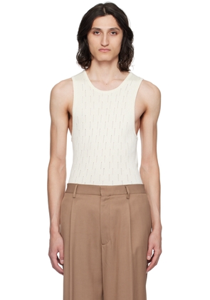 Lardini Off-White Laddering Vest
