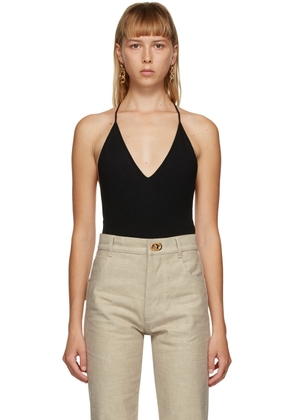 Bottega Veneta Black Cashmere Bodysuit
