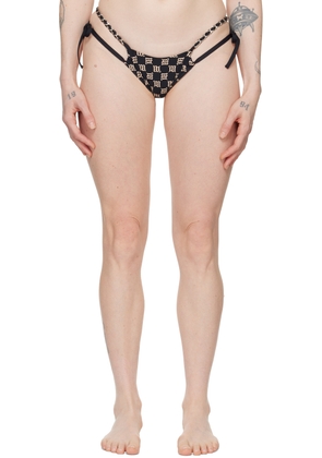 MISBHV SSENSE Exclusive Black Monogram Bikini Bottom
