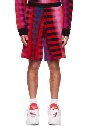 AGR Red Merino Wool Shorts