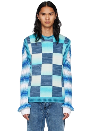 AGR Blue Cotton Vest