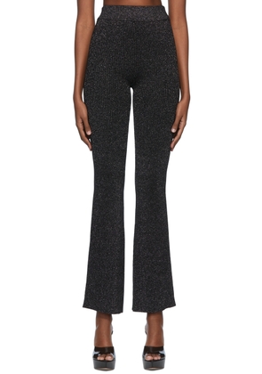 GCDS Black Viscose Lounge Pants