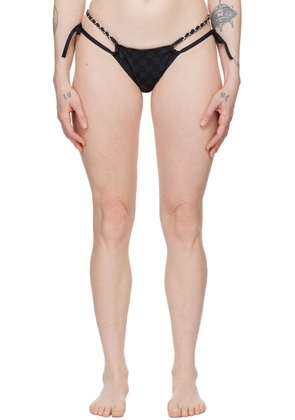 MISBHV SSENSE Exclusive Black Monogram Bikini Bottom