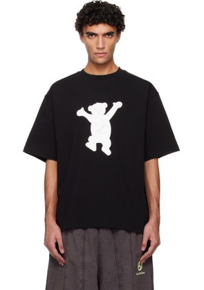 We11done Black Teddy Logo T-shirt