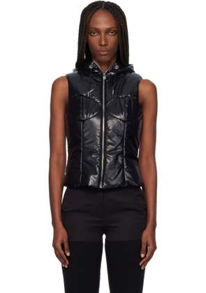 Coperni Black Hooded Puffer Vest