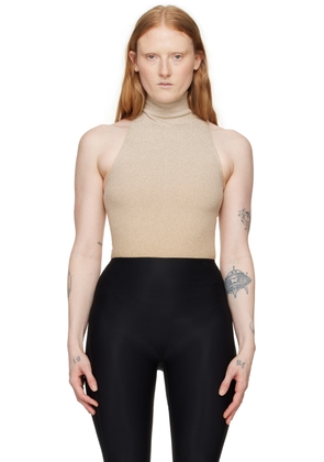 Wolford Beige Fading Shine Bodysuit