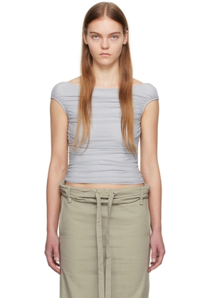 OPEN YY SSENSE Exclusive Gray T-Shirt